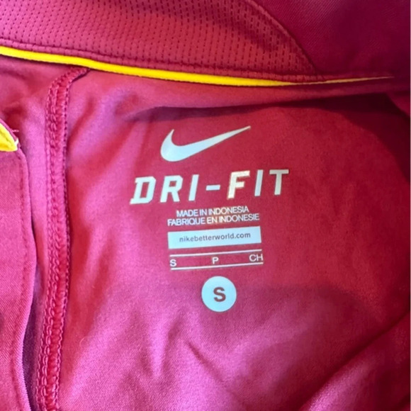 USC Trojans Men’s Nike polo shirt size small collegiate spirit wear red yellow - Picture 3 of 7